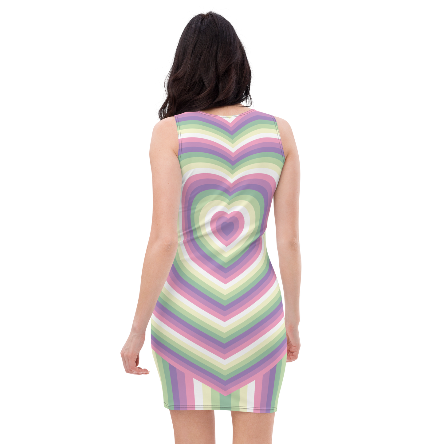 Genderfae Hearts Bodycon dress