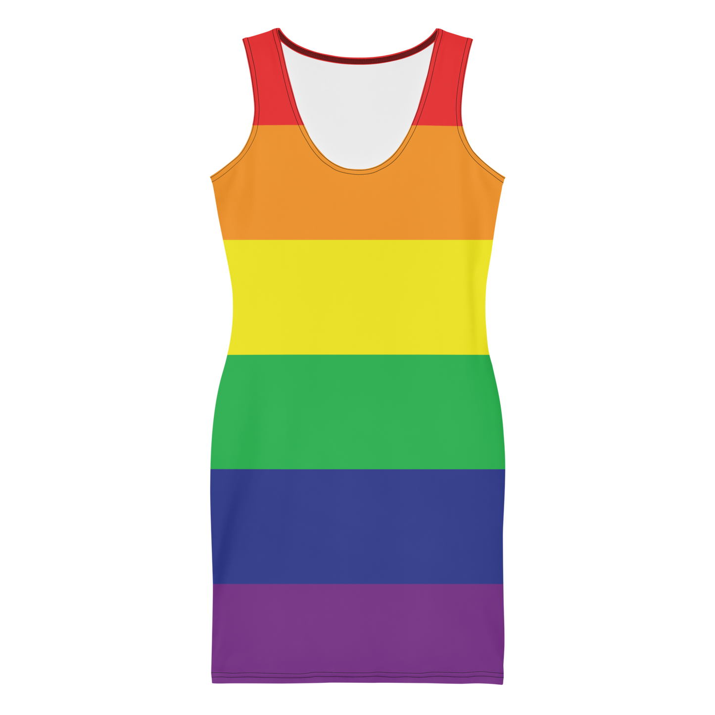 Rainbow Pride Flag Bodycon dress