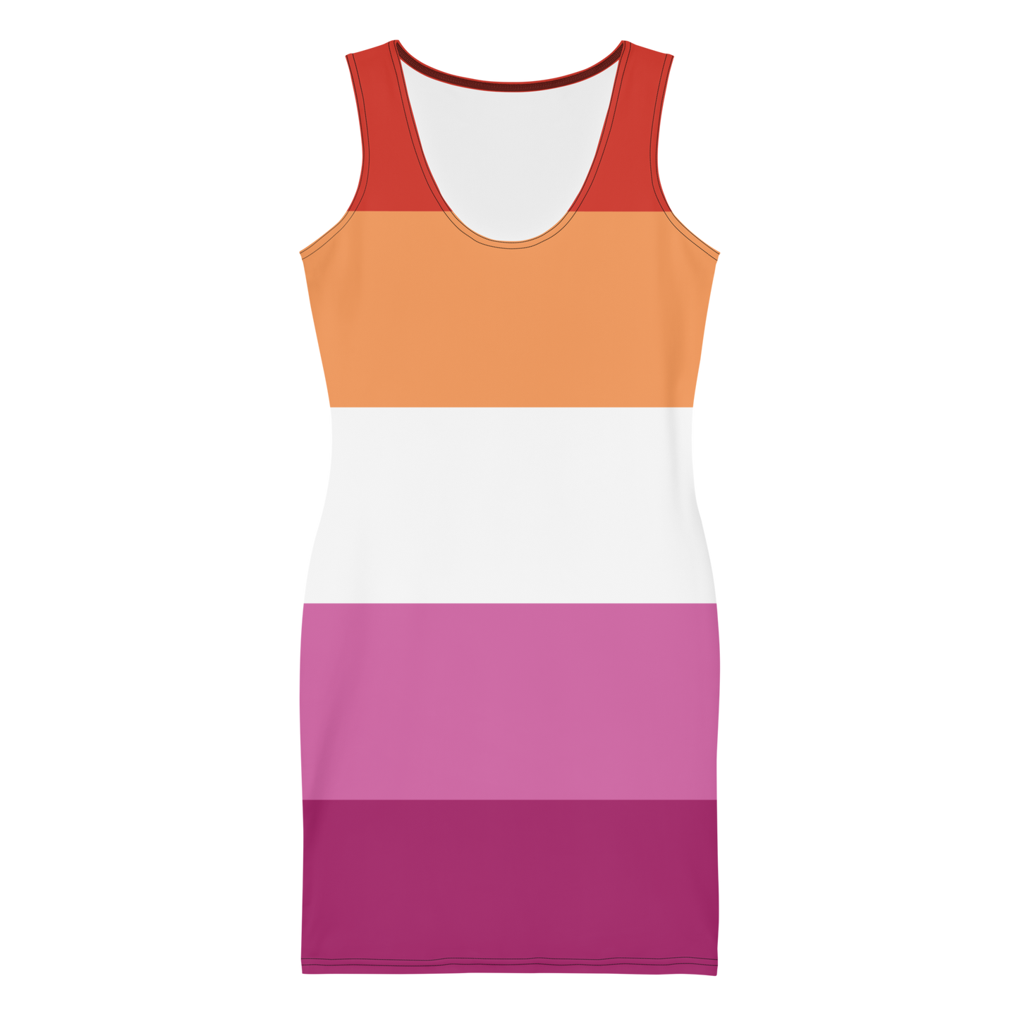 Lesbian Pride Flag Bodycon dress