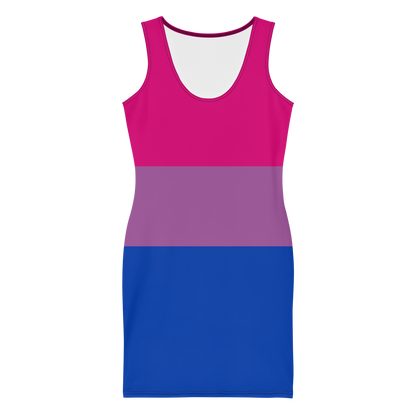 Bi Pride Flag Bodycon dress