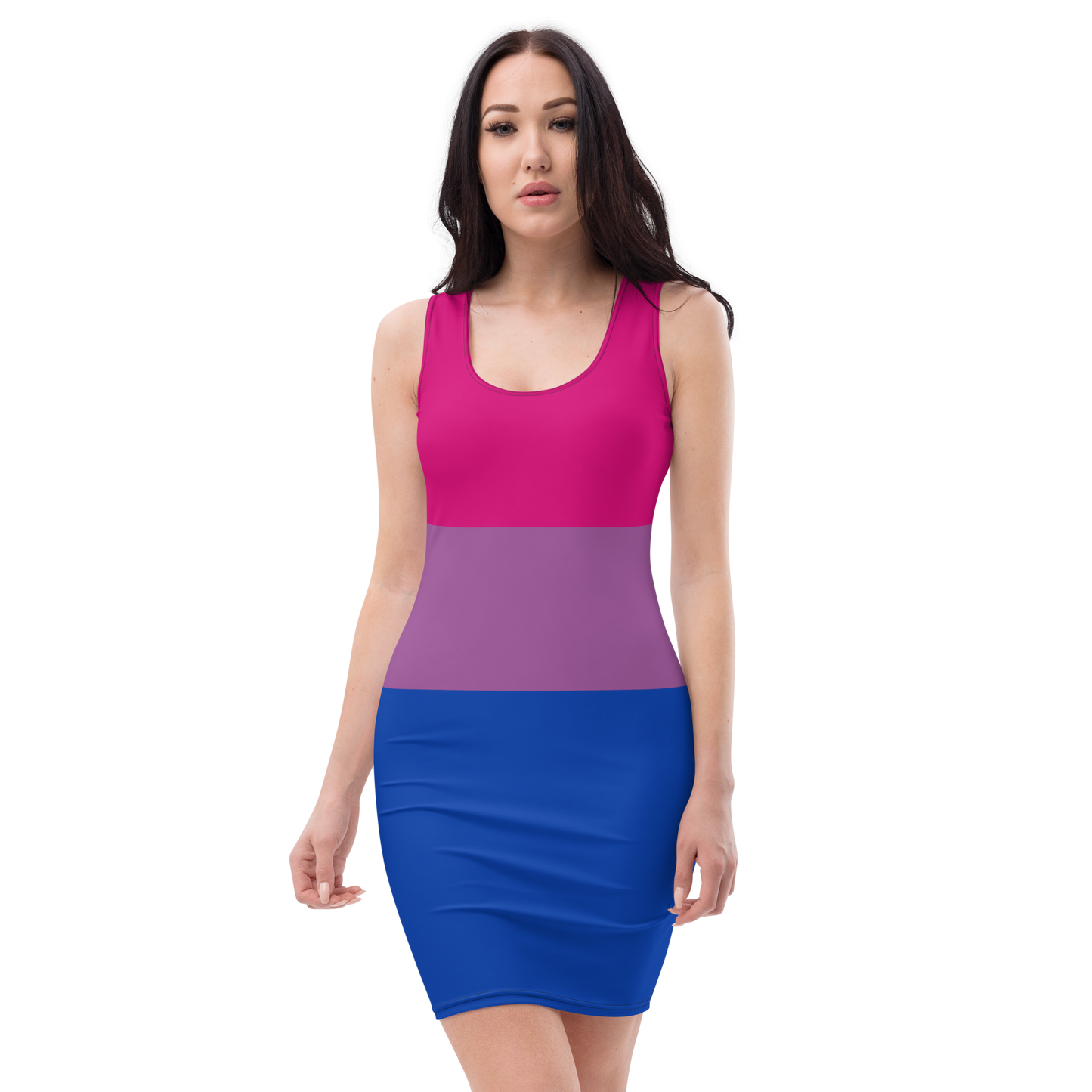 Bi Pride Flag Bodycon dress