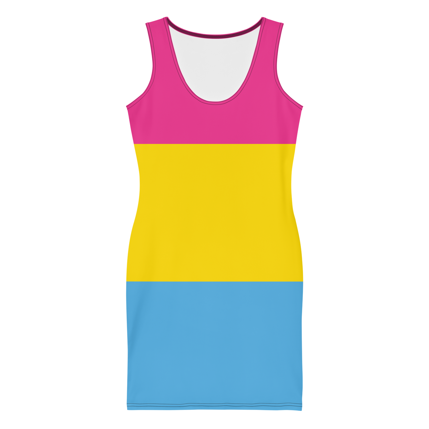 Pan Pride Flag Bodycon dress