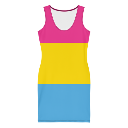 Pan Pride Flag Bodycon dress