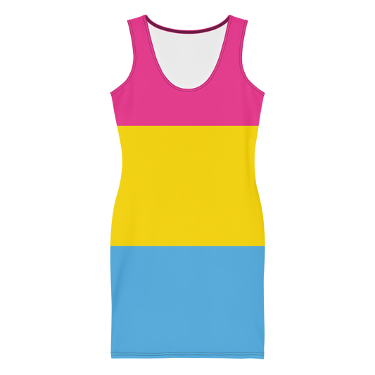 Pan Pride Flag Bodycon dress