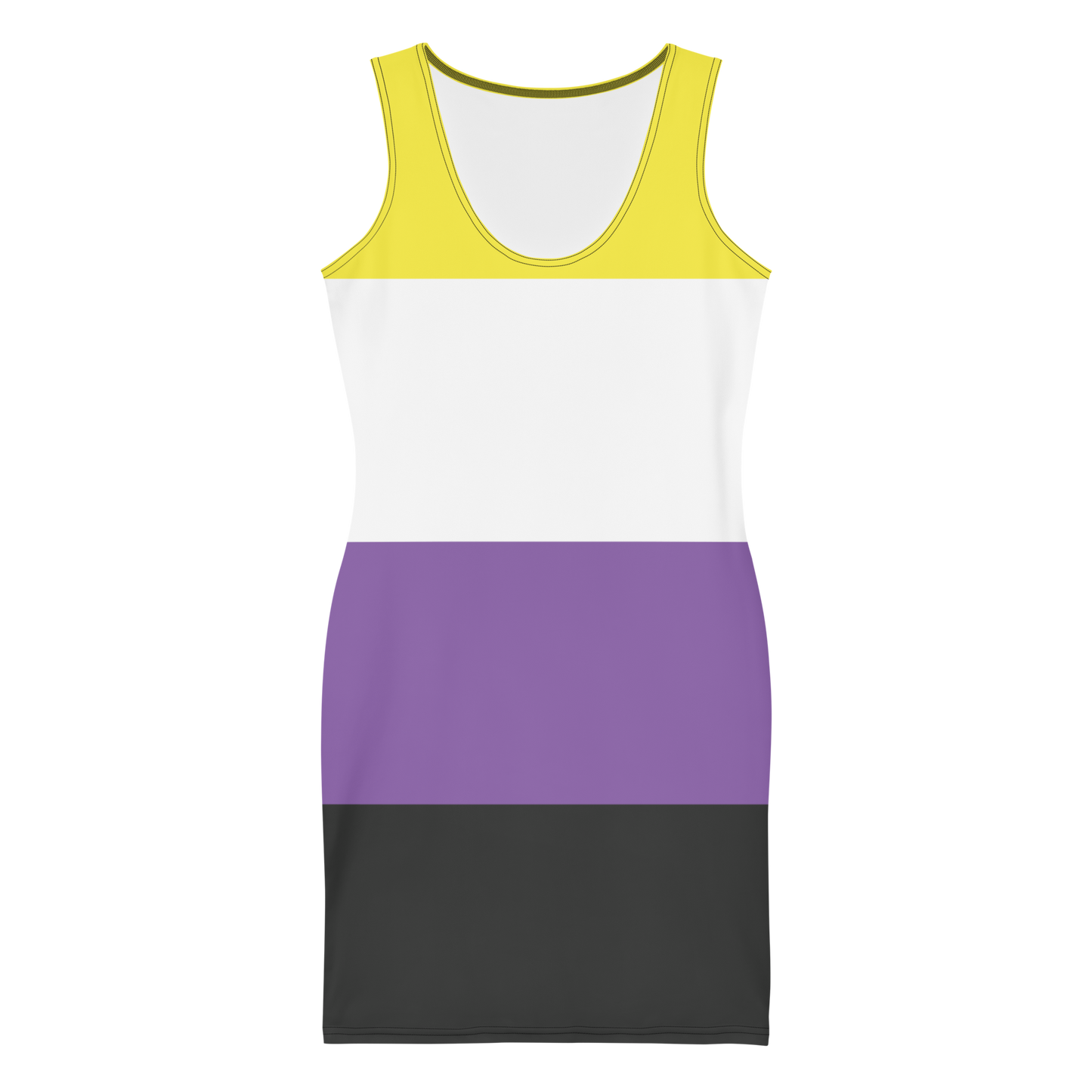 Enby Pride Flag Bodycon dress