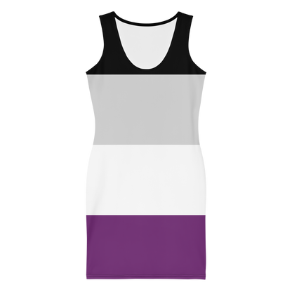 Ace Pride Flag Bodycon dress