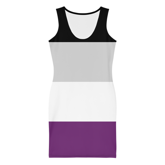 Ace Pride Flag Bodycon dress