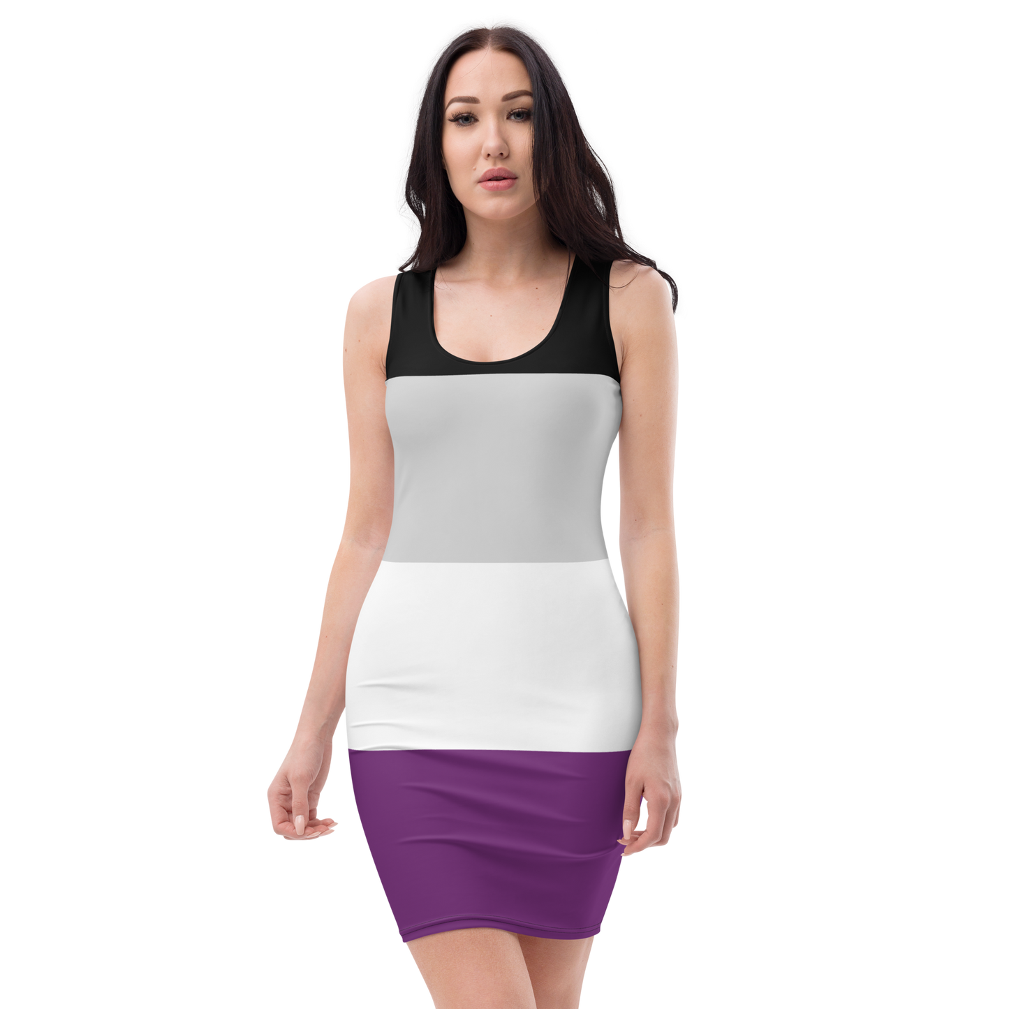 Ace Pride Flag Bodycon dress