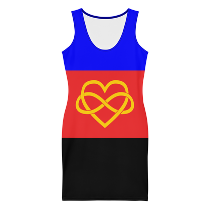 Polyamory Pride Flag Bodycon dress