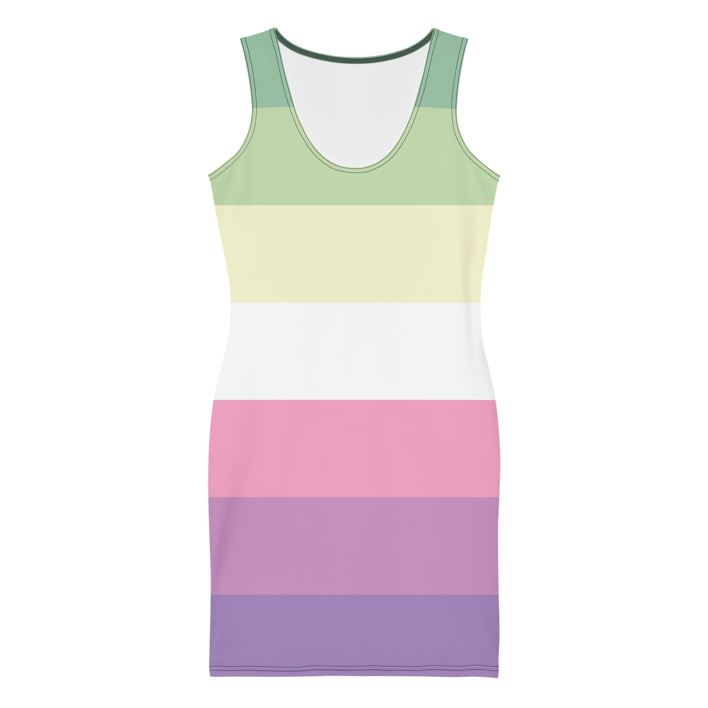 Genderfae Pride Flag Bodycon dress