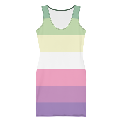 Genderfae Pride Flag Bodycon dress