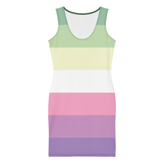 Genderfae Pride Flag Bodycon dress