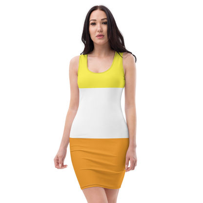 Maverique Pride Flag Bodycon dress