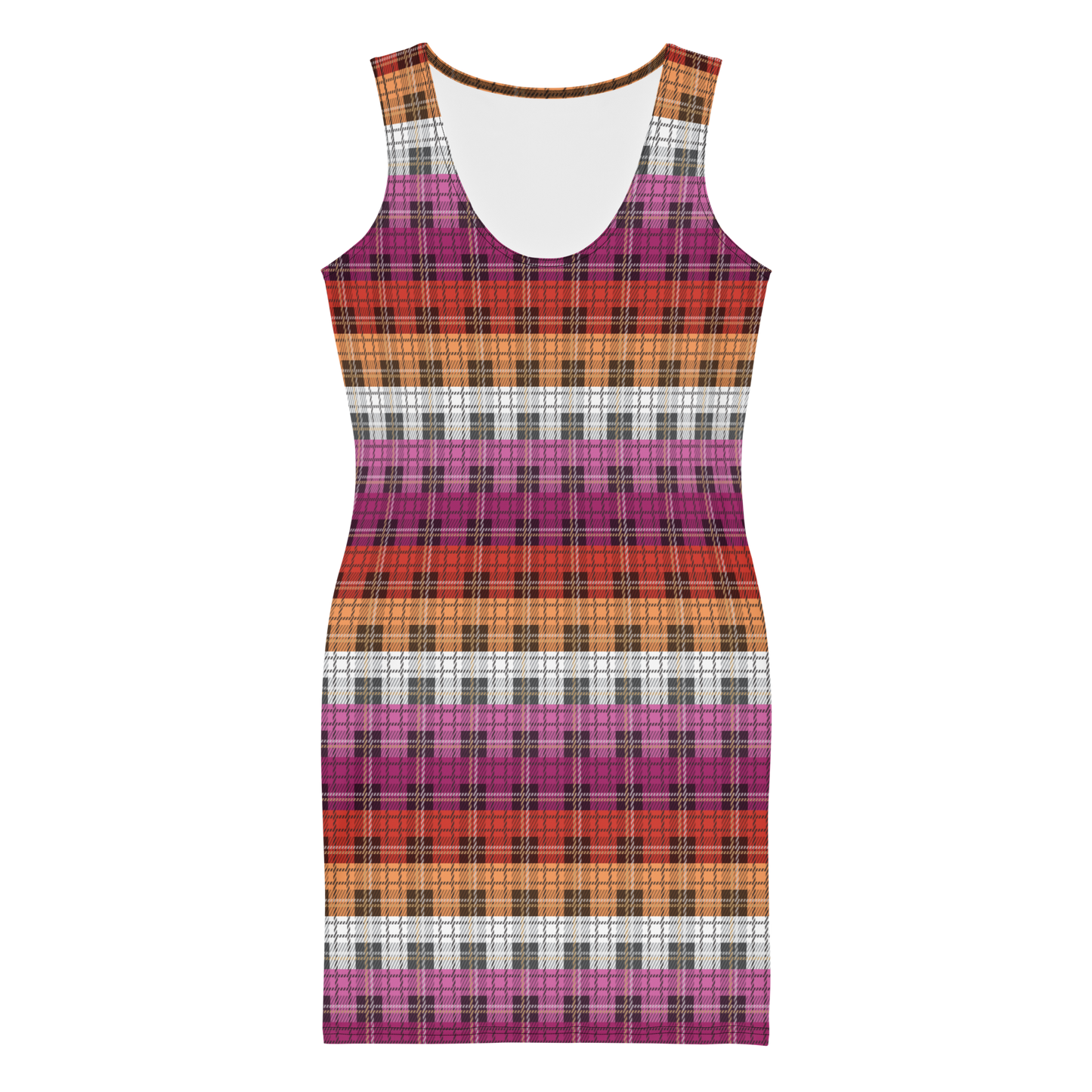 Lesbian Plaid Bodycon dress