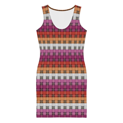 Lesbian Plaid Bodycon dress