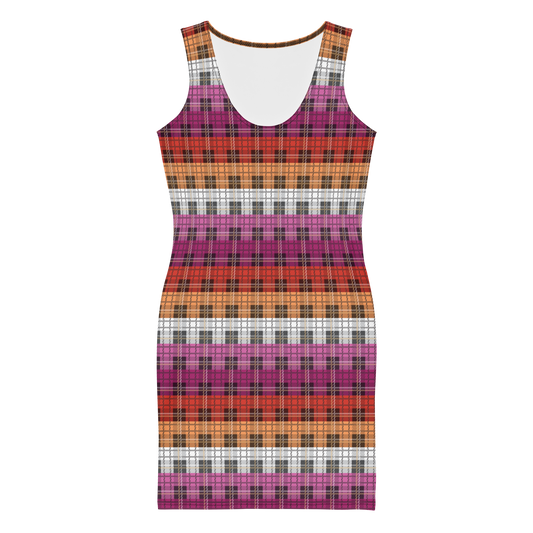 Lesbian Plaid Bodycon dress