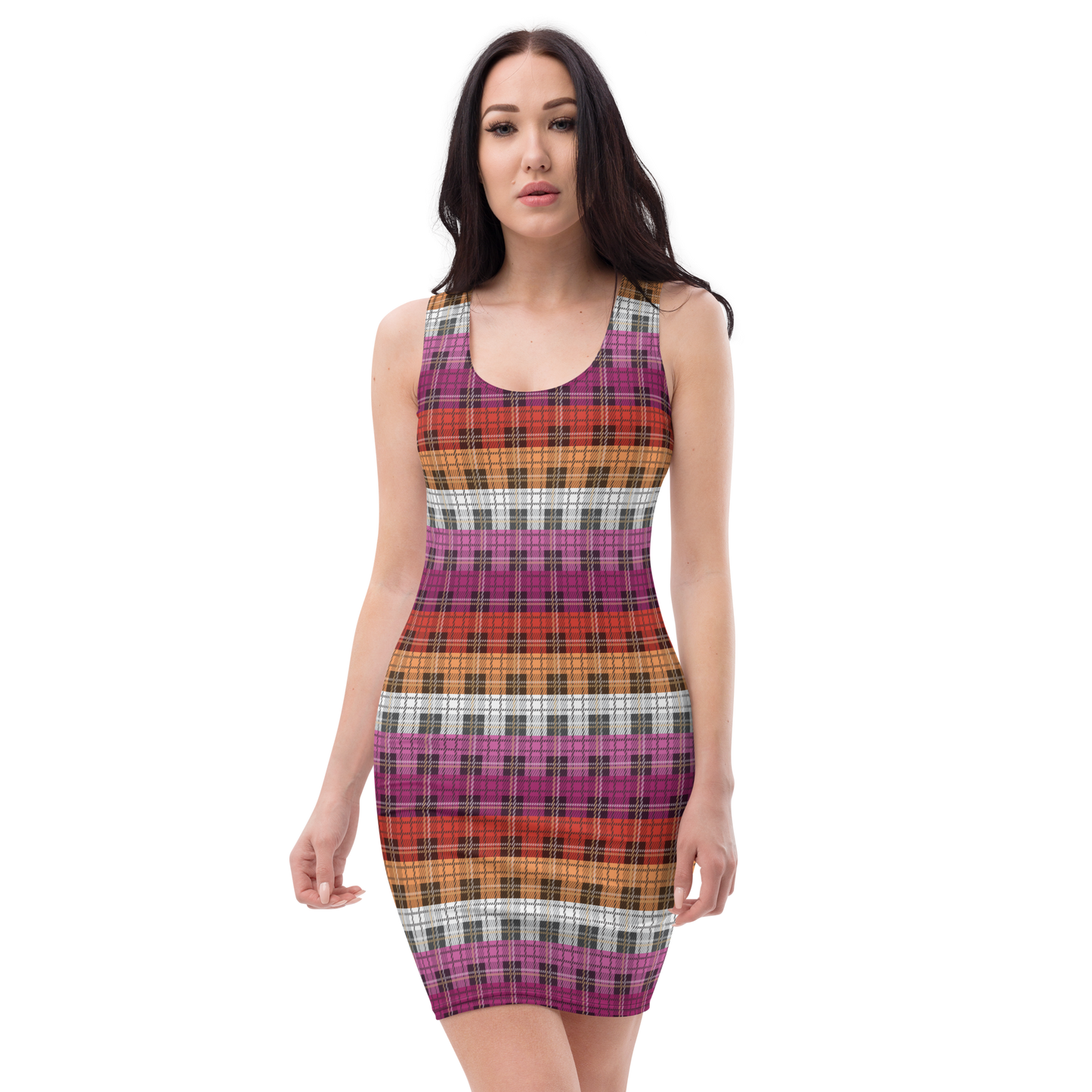 Lesbian Plaid Bodycon dress