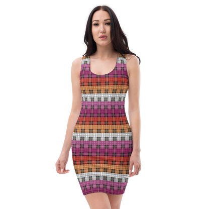 Lesbian Plaid Bodycon dress