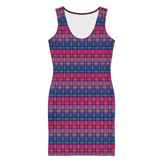 Bi Plaid Bodycon dress