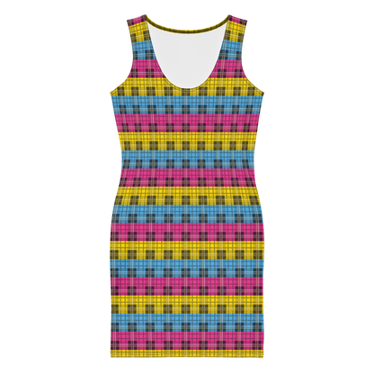 Pan Plaid Bodycon dress