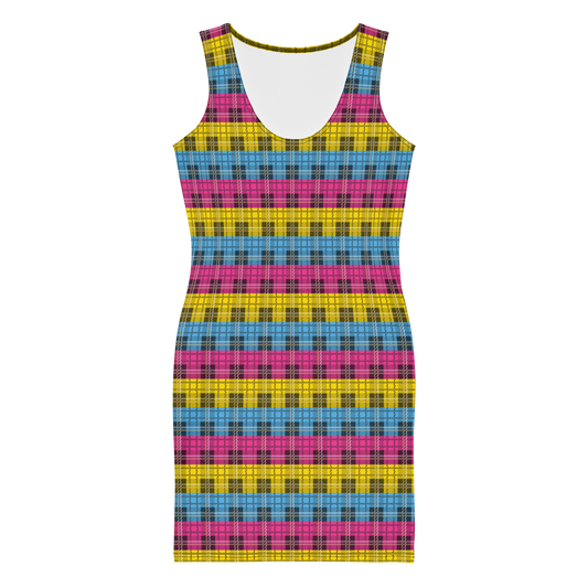 Pan Plaid Bodycon dress