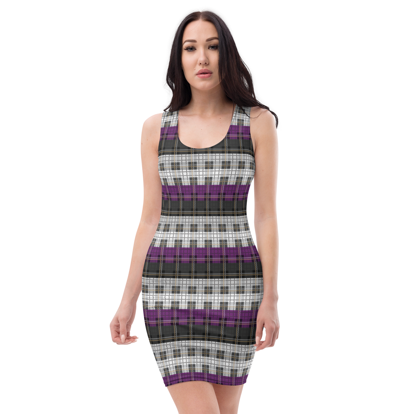 Ace Plaid Bodycon dress