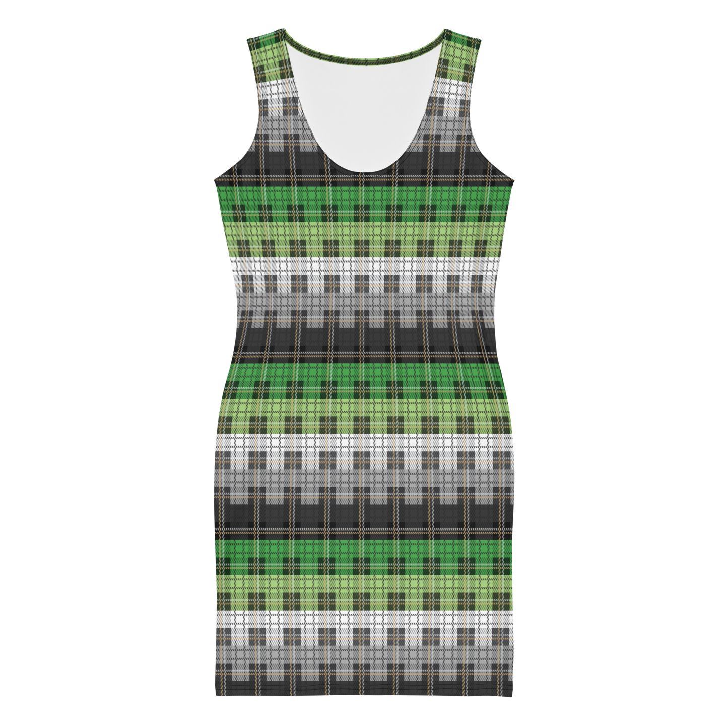 Aro Plaid Bodycon dress