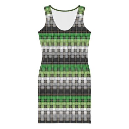 Aro Plaid Bodycon dress