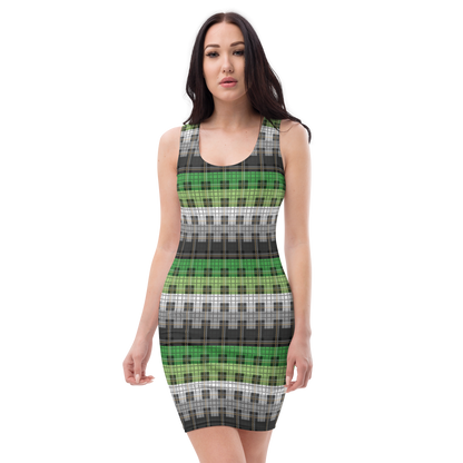 Aro Plaid Bodycon dress