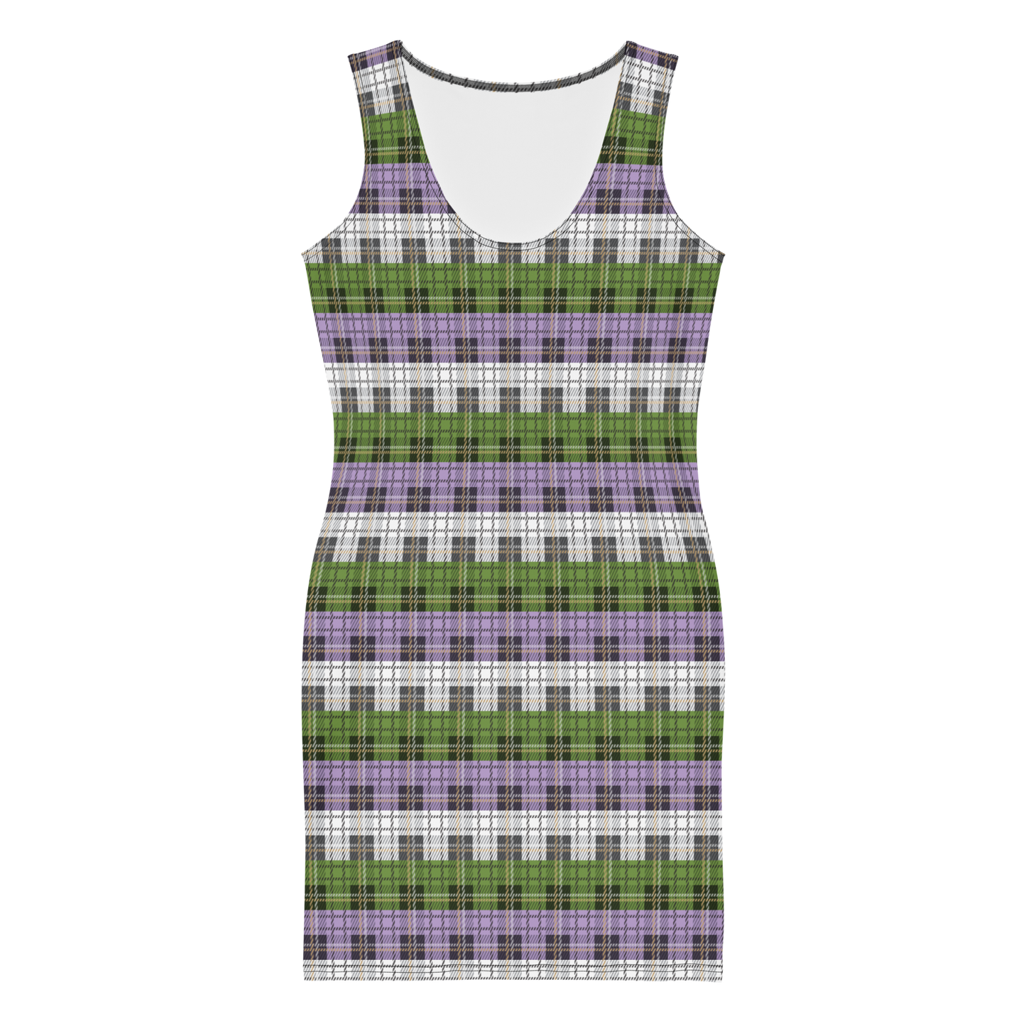 Genderqueer Plaid Bodycon dress