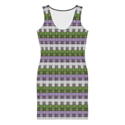 Genderqueer Plaid Bodycon dress