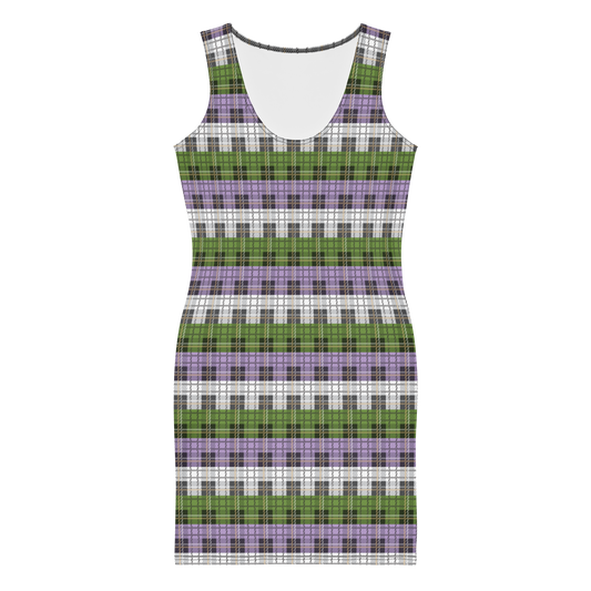 Genderqueer Plaid Bodycon dress