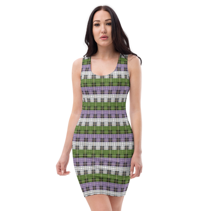 Genderqueer Plaid Bodycon dress