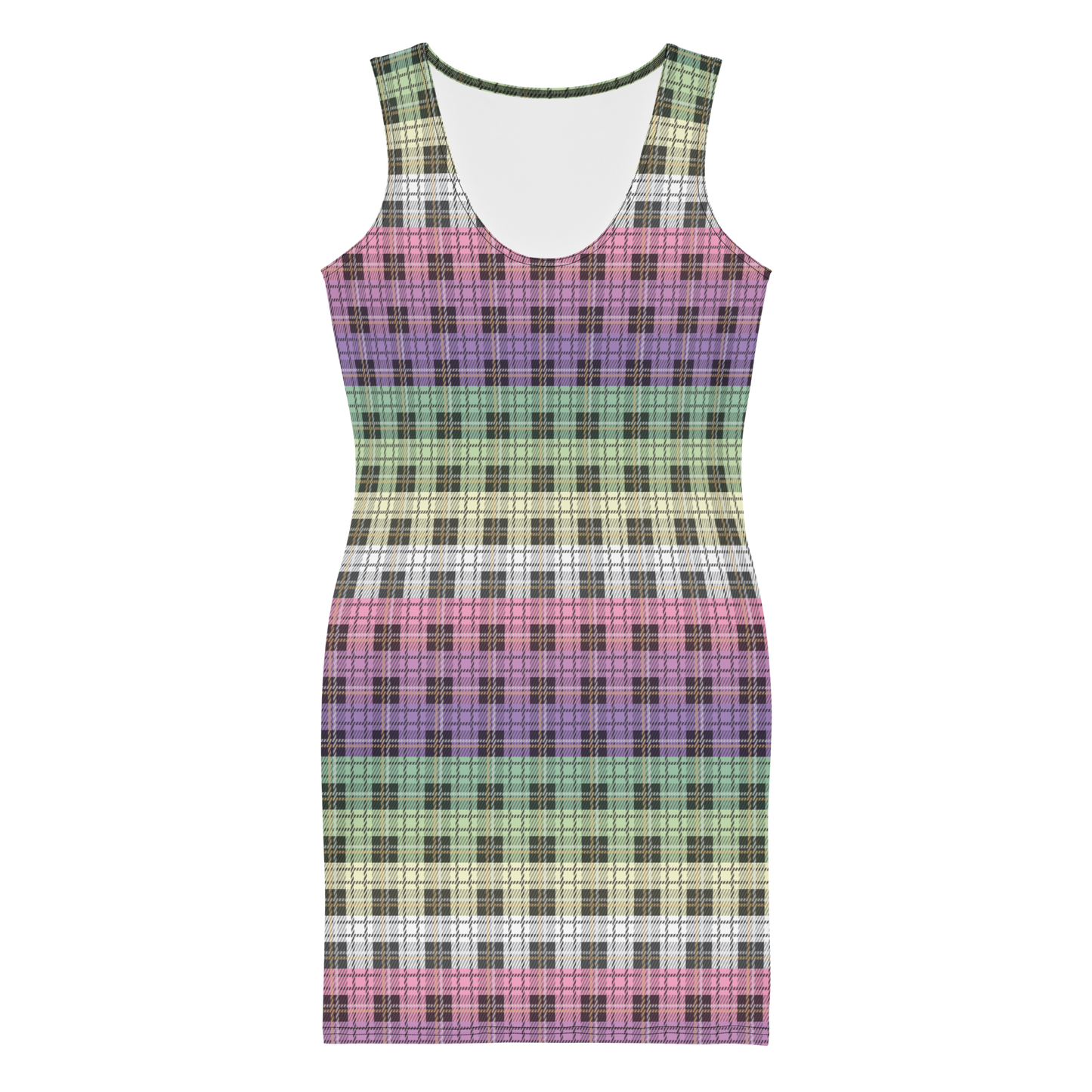 Genderfae Plaid Bodycon dress