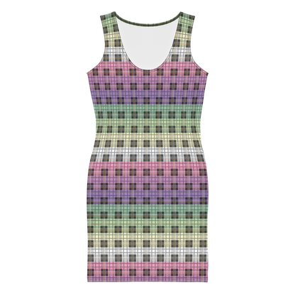 Genderfae Plaid Bodycon dress