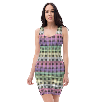 Genderfae Plaid Bodycon dress