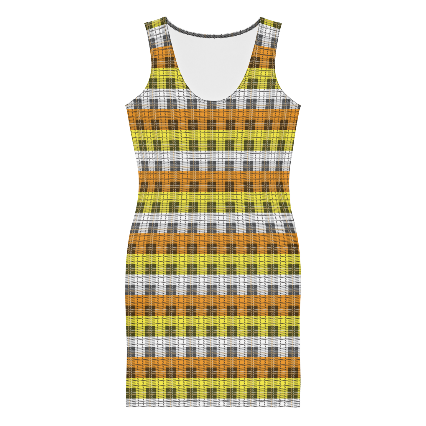 Maverique Plaid Bodycon dress