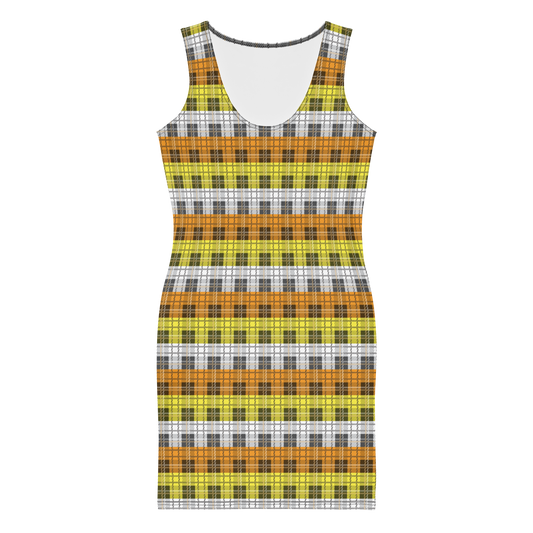 Maverique Plaid Bodycon dress