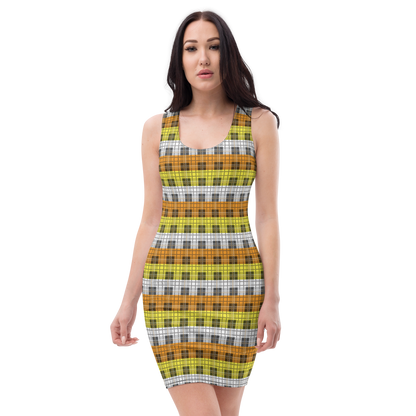 Maverique Plaid Bodycon dress