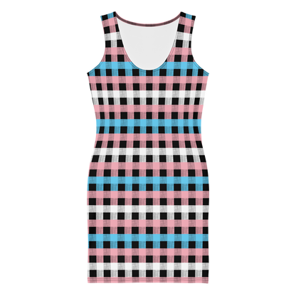 Trans Flannel Bodycon dress