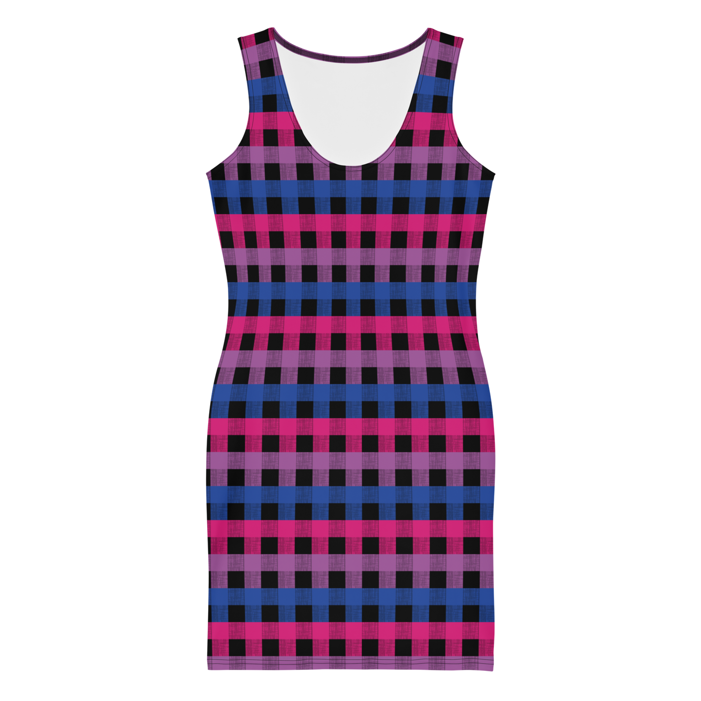 Bi Flannel Bodycon dress