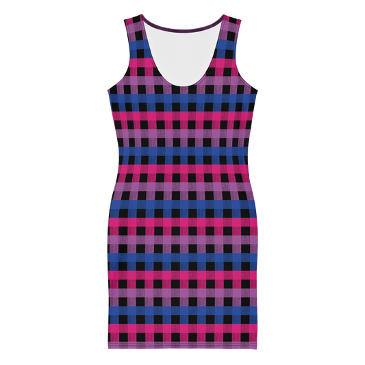 Bi Flannel Bodycon dress