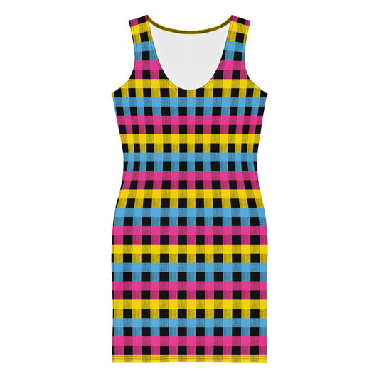 Pan Flannel Bodycon dress