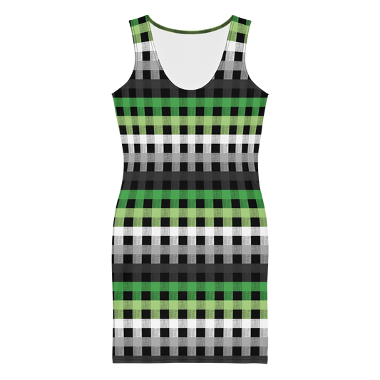 Aro Flannel Bodycon dress