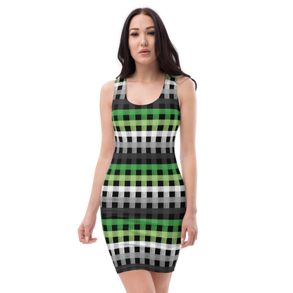 Aro Flannel Bodycon dress