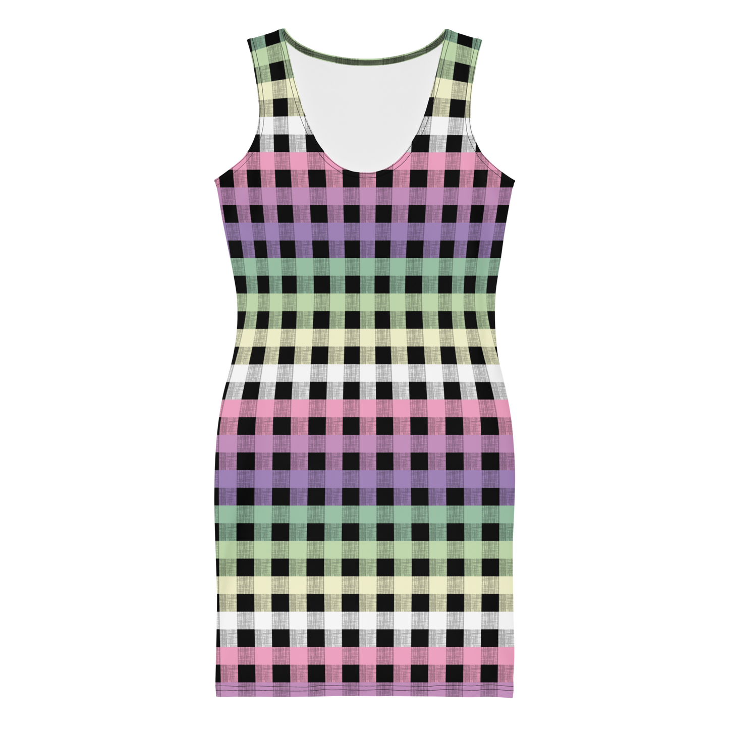 Genderfae Flannel Bodycon dress