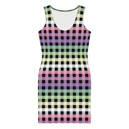 Genderfae Flannel Bodycon dress