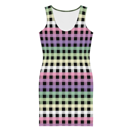 Genderfae Flannel Bodycon dress