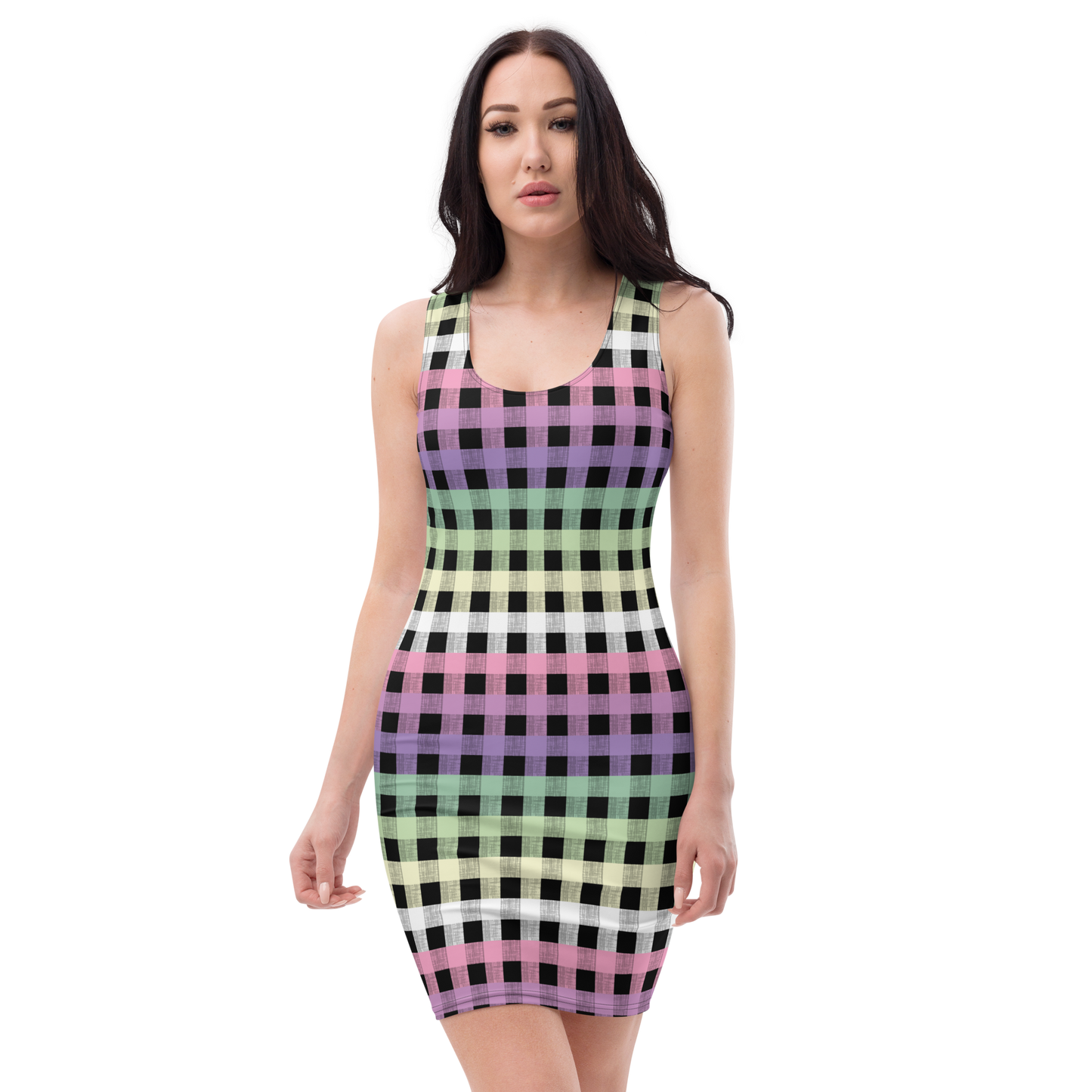 Genderfae Flannel Bodycon dress