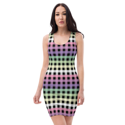 Genderfae Flannel Bodycon dress